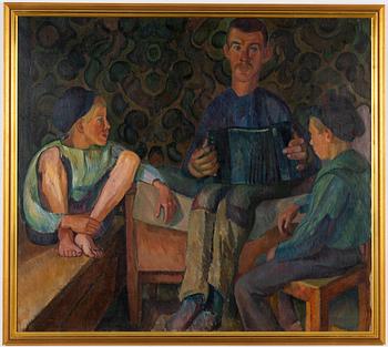 Birger Simonsson, oil on canvas.