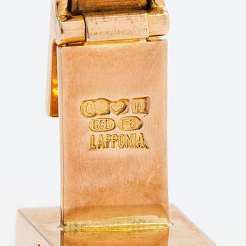 Björn Weckström, A pair of cufflinks "Kaamos". Lapponia 1983.