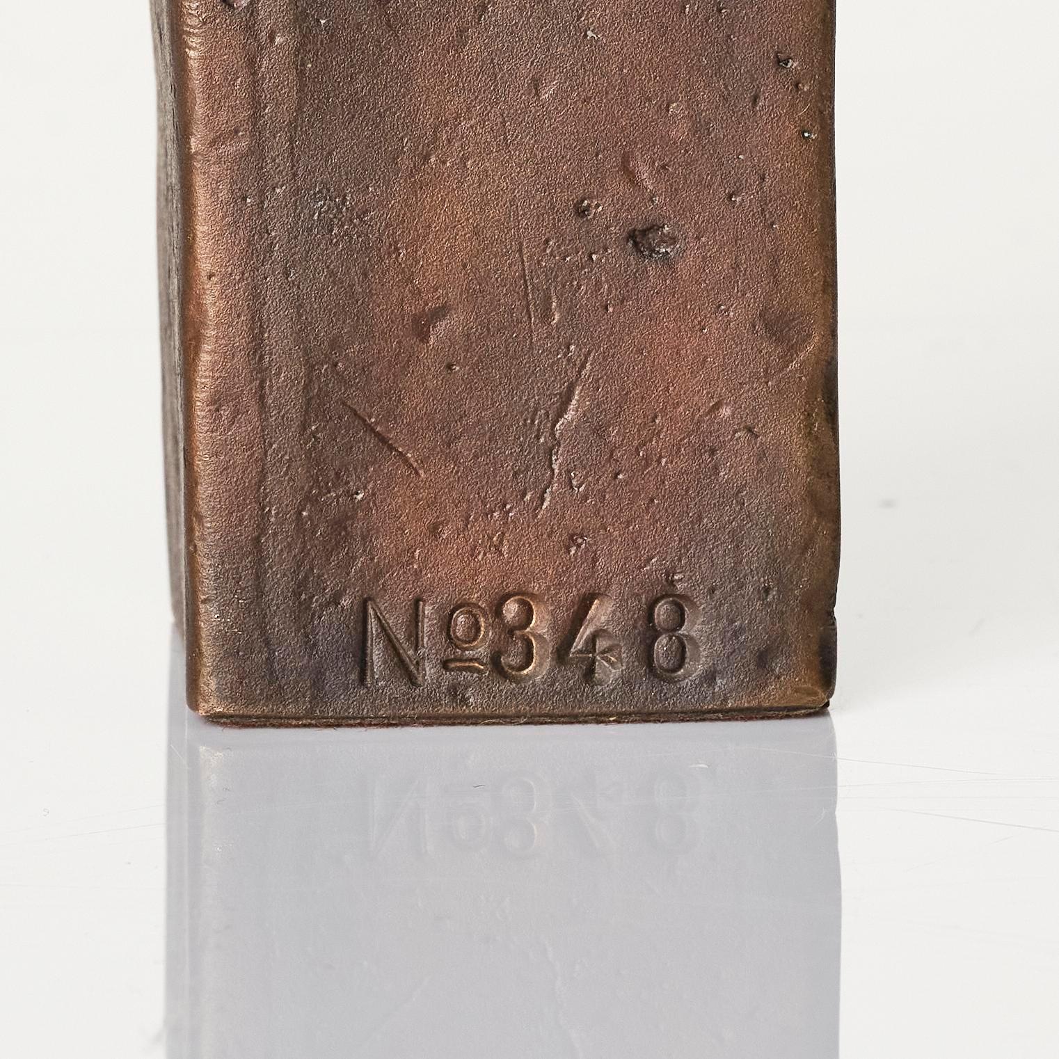 Lisa Larson, a "Meditation" bronze sculpture, Scandia Present, ca 1978, ed. 348/999.