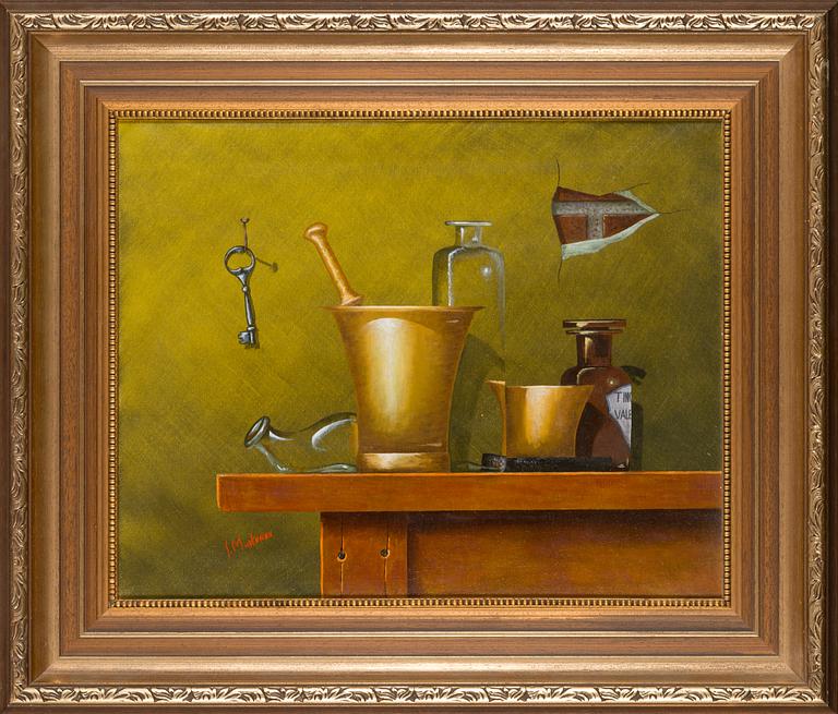 Jyrki Mustonen, oil on canvas, signed.