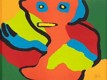 Karel Appel, lithograph in colours, 1974, signed 100/110. - Bukowskis