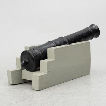 A cannon, 19th Century.