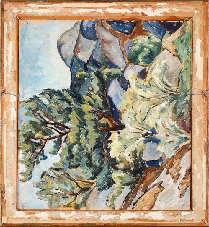 FRANS BERG, oil on panel, signed and dated 16.