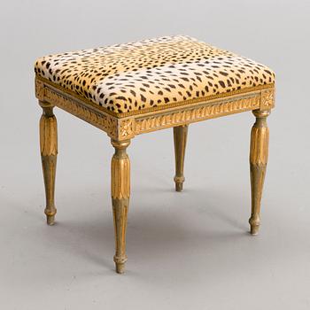 A GUSTAVIAN STOOL, late 18th century.