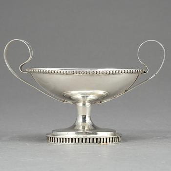 SALTKAR, silver, empire, 1840, Anders Theodor Barkman, Varberg, ca 60 gram.