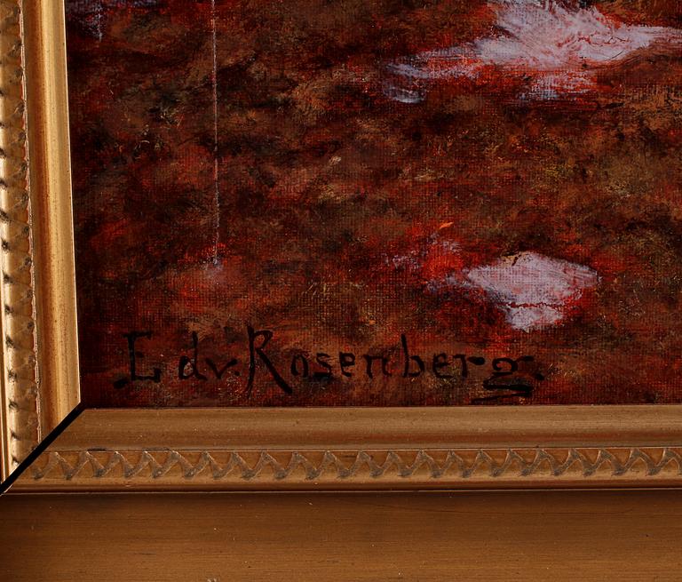 EDVARD ROSENBERG, olja på duk, sign.