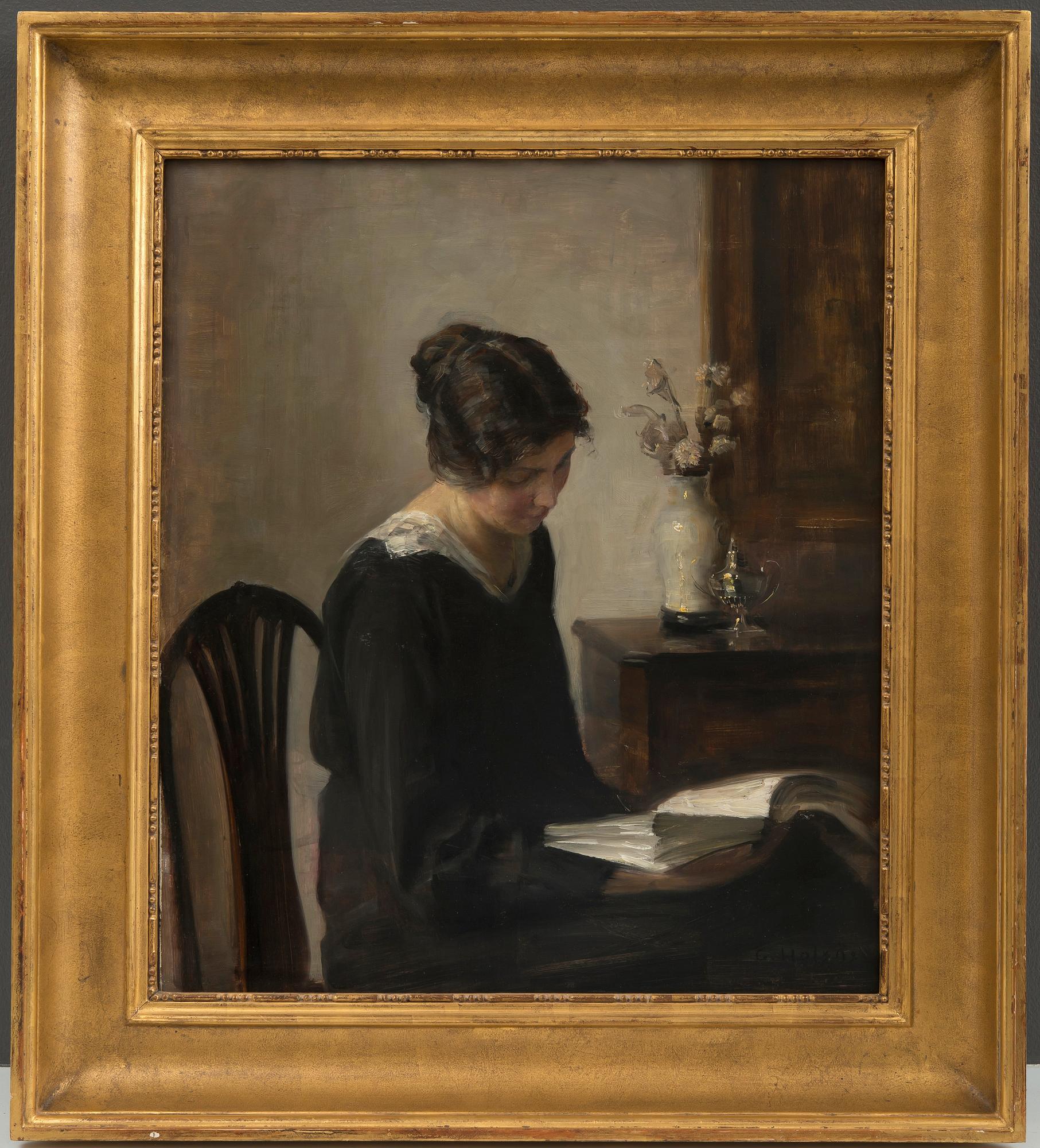 Carl Holsoe, NAINEN MUSTISSA.