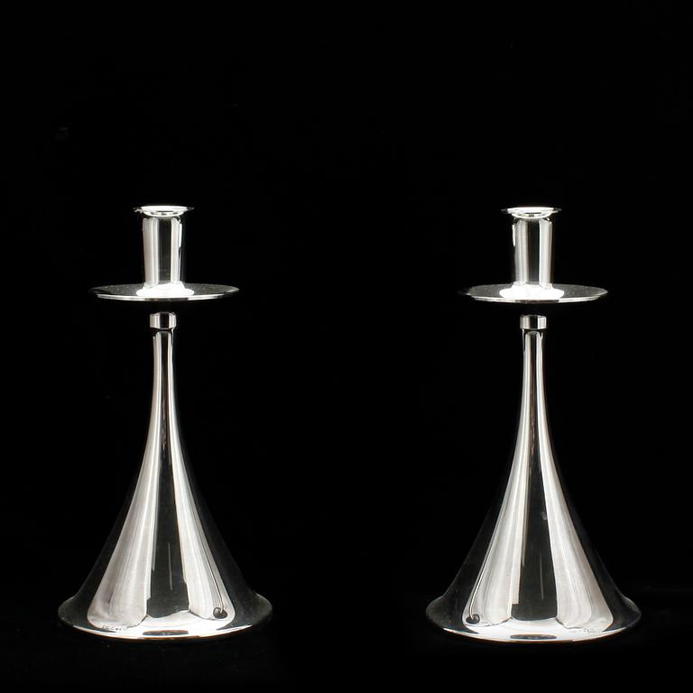 LJUSSTAKAR, silver, MGAB, Uppsala, 1960.