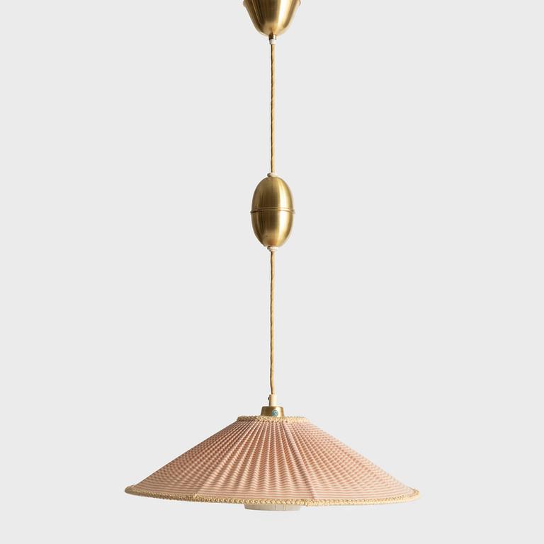 Svenska Armatur Eskilstuna, a Swedish Modern ceiling lamp, 1940s-50s.