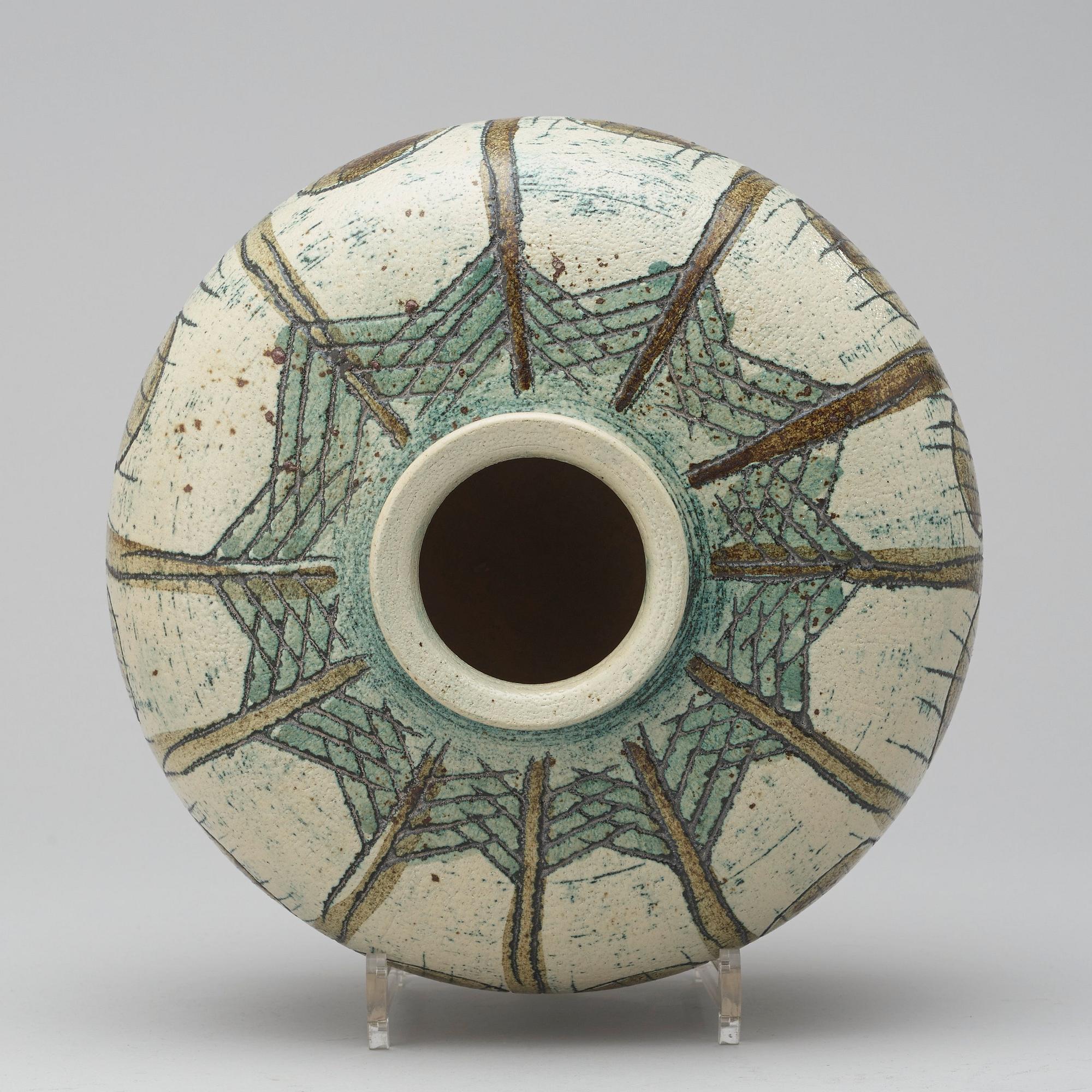 ANDERS BRUNO LILJEFORS, urna, Gustavsberg Studio 1950-tal.