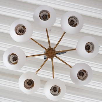 Harald Notini, a ceiling lamp, model '11901', Arvid Böhlmarks Lampfabrik, Sweden, 1950s.