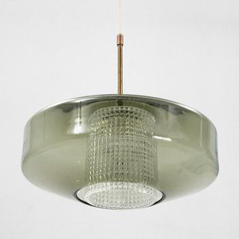 Carl Fagerlund. A ceiling lamp, Orrefors.