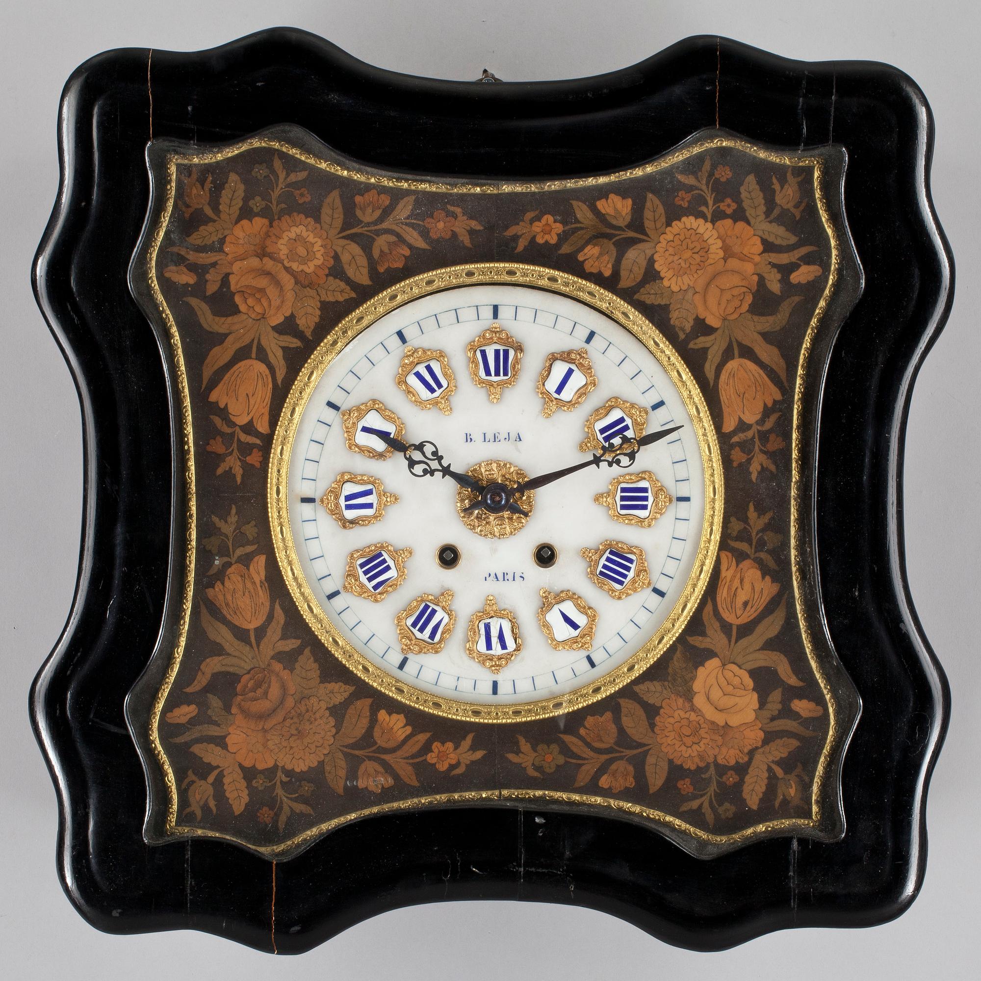 VÄGGPENDYL, B. Leja, Paris, 1800-talets andra hälft.