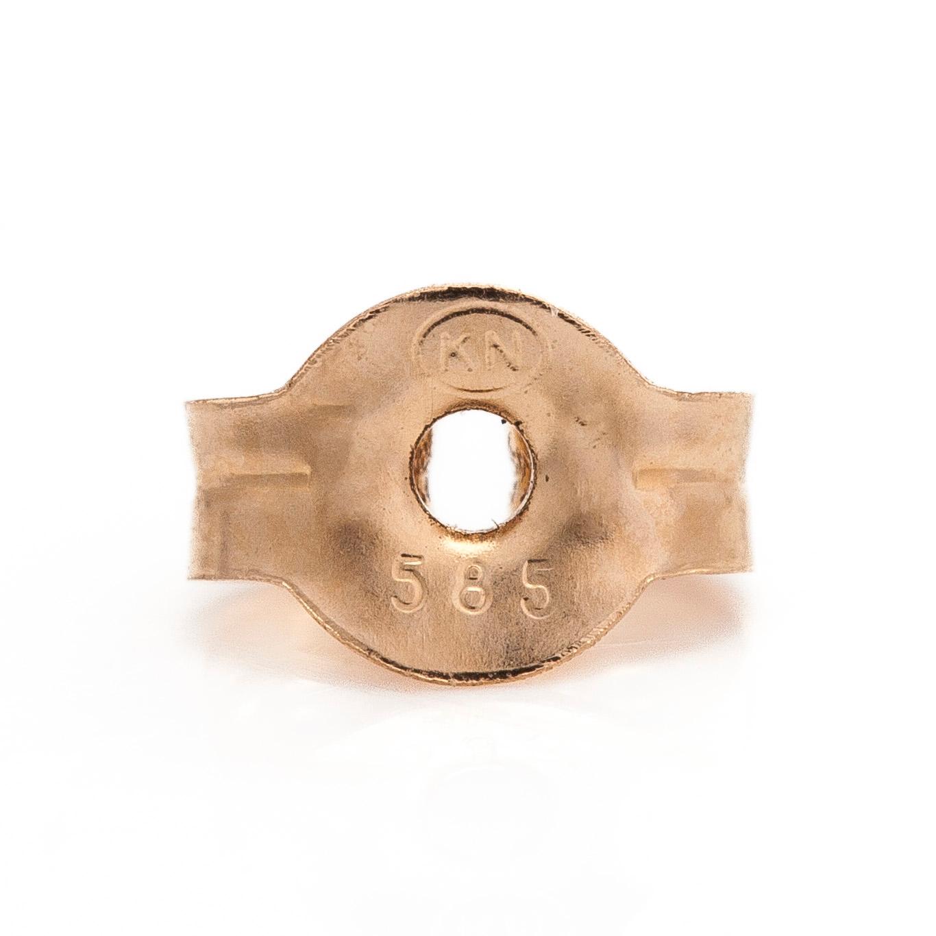 Örhängen, 18K guld med smaragder.