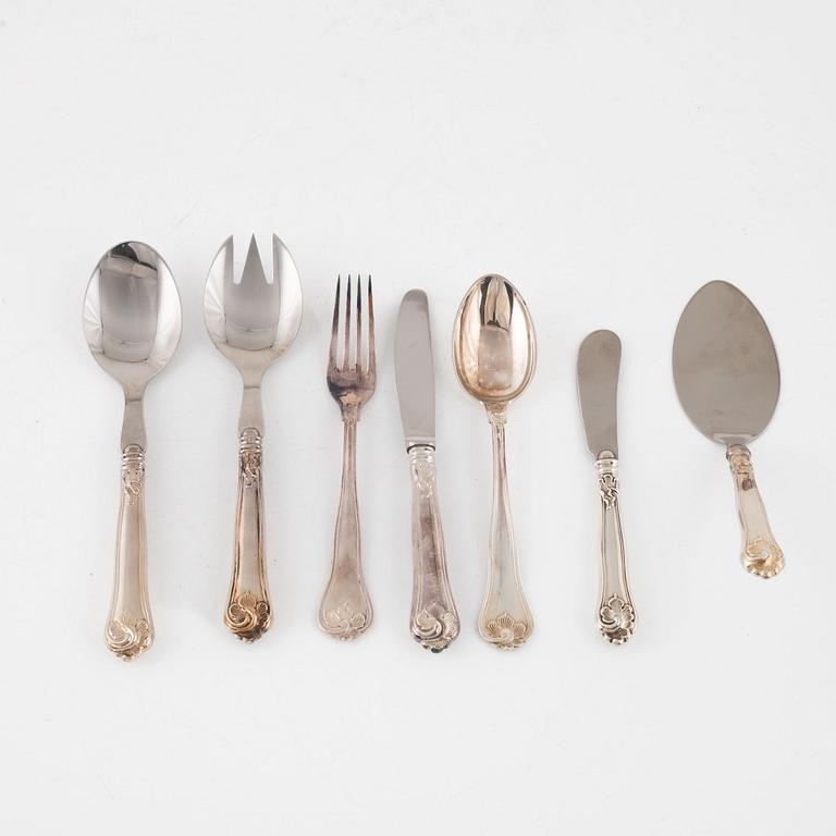 A 33-piece silver cutlery set, 'Sachsisk', Cohr, Denmark/Sweden.