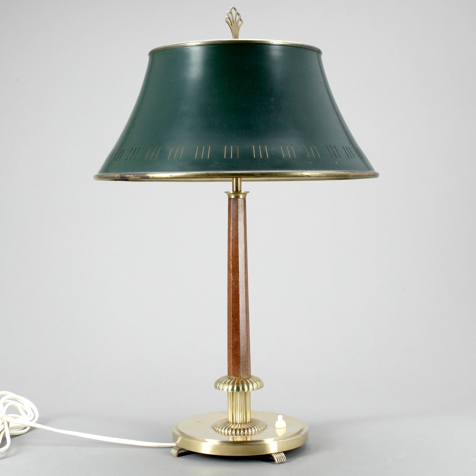 BORDSLAMPA, Böhlmarks, 1900-talets mitt.