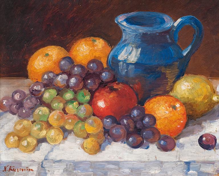 Nikolai Kusmin, A STILL LIFE WITH FRUIT.