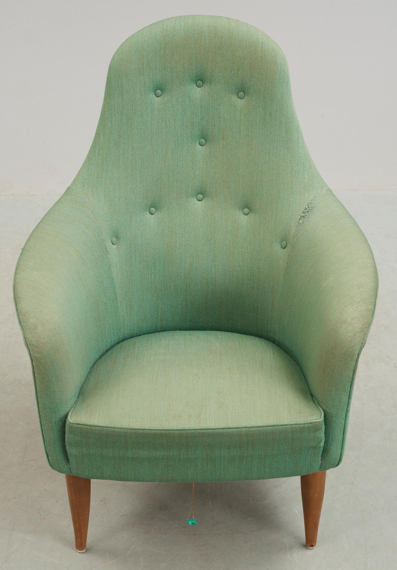 FÅTÖLJ, "Stor Adam" ur "Paradiset", Kerstin Hörlin-Holmquist, Triva-serien, Nordiska Kompaniet.