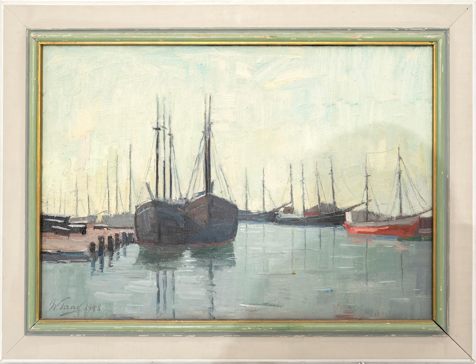 Woldemar Tank, Harbour motif.