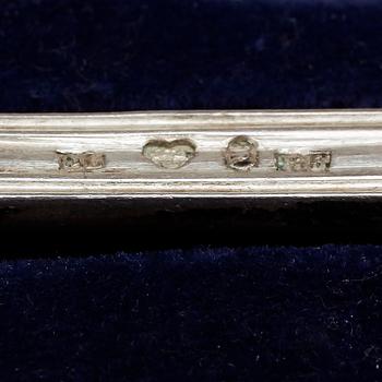 PARTI SILVER, 20 delar, 1800-1900-tal. Vikt ca465g exkl lutfiskbestick.