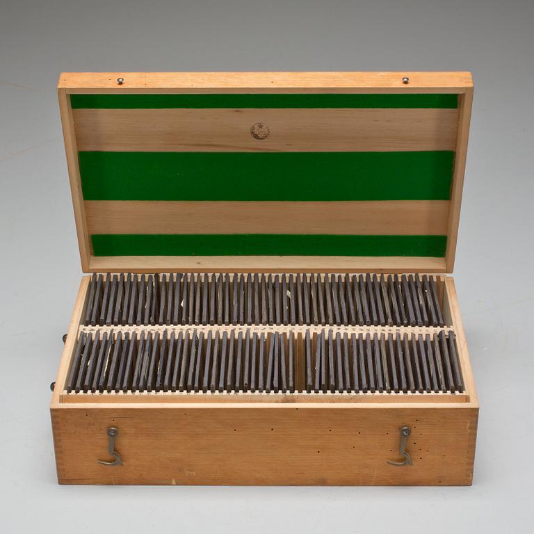 SKIOPTIKON MED GLASPLÅTAR, 1900-talets första hälft.