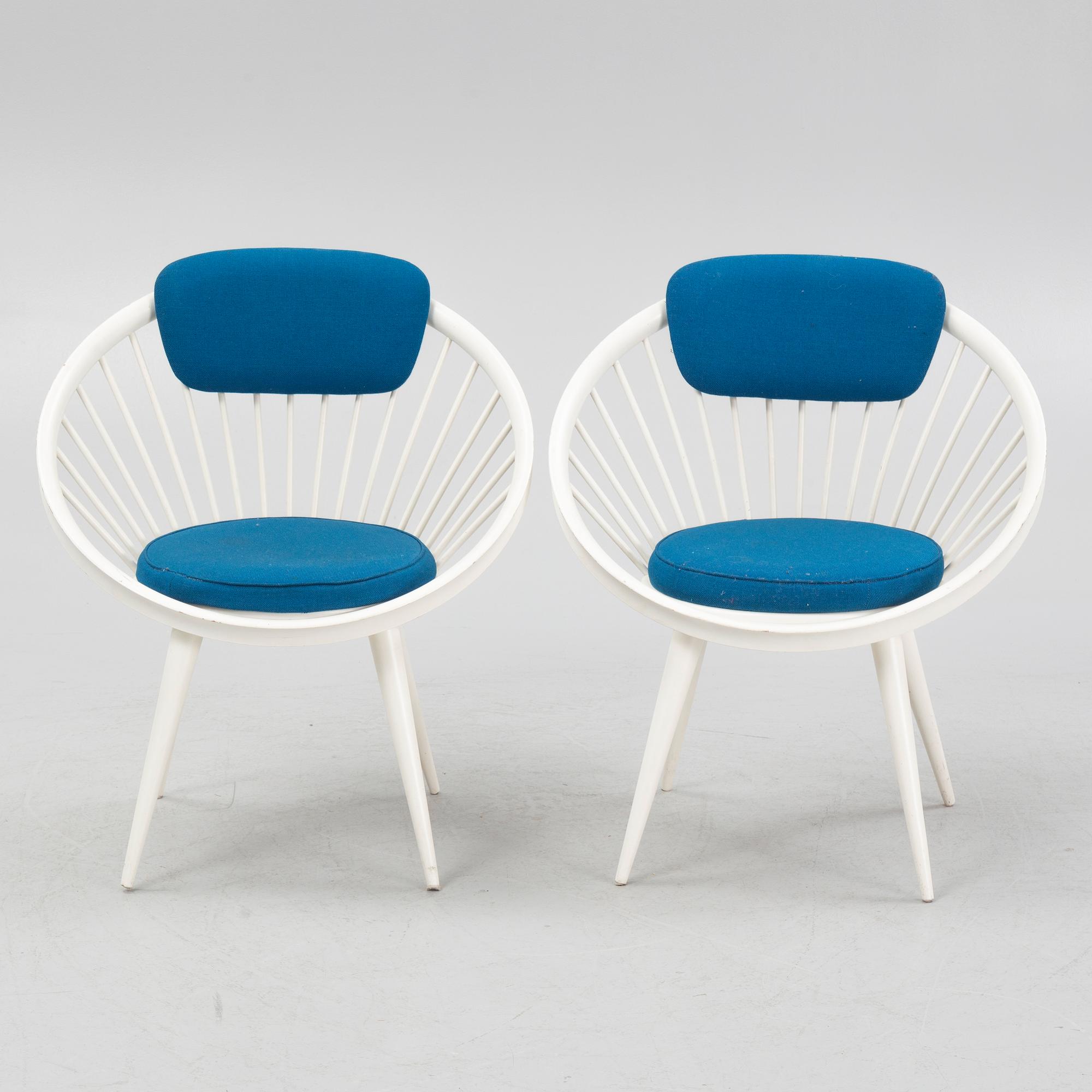 Fåtöljer, ett par, Gessef, italien, 1950/60-tal.