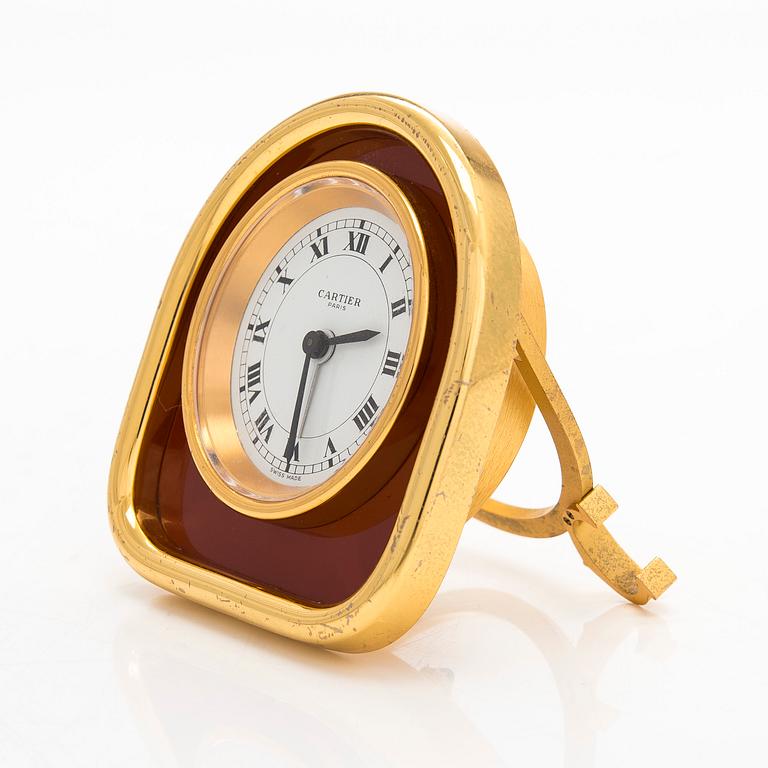 Cartier, alarm clock, 78 mm.