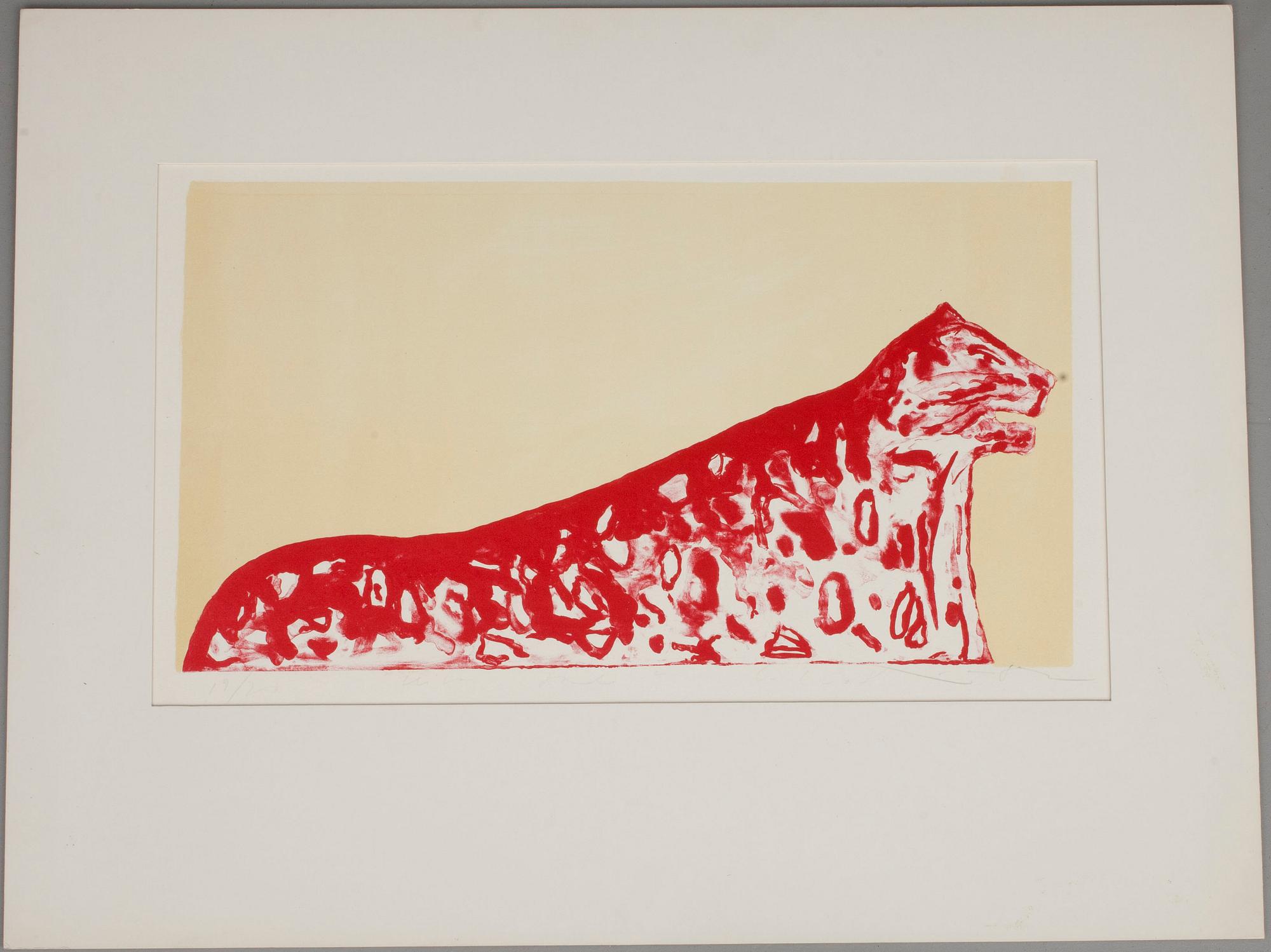 LEENA LUOSTARINEN, litografi, signerad och daterad -82, numrerad 19/20.