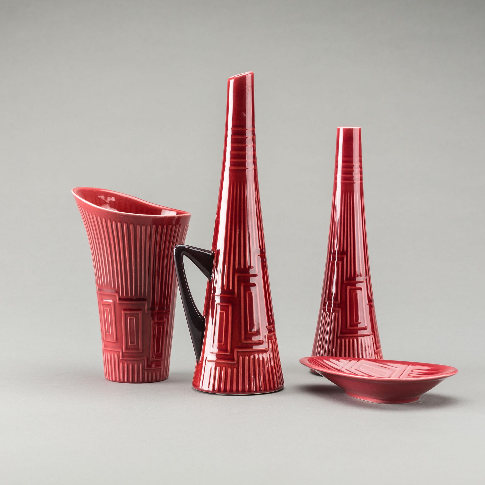 PARTI RÖRSTRAND, Lidabruk, flintgods "Kairo". 1950/60-tal.