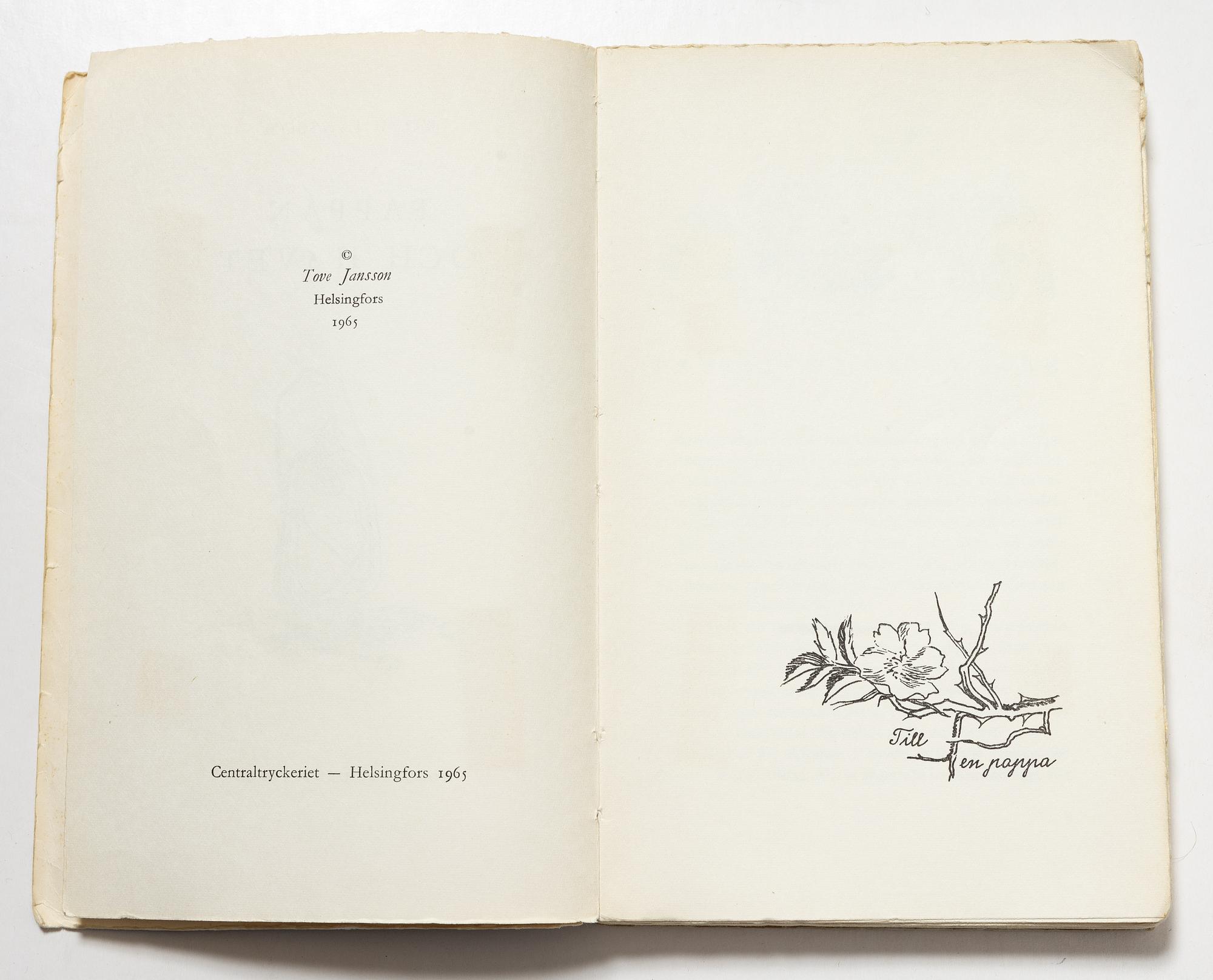 Tove Jansson, teckningar, 2 st.