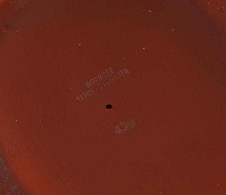 FIGURIN, lergods, Wormser Terra Sigillata, Art Deco.