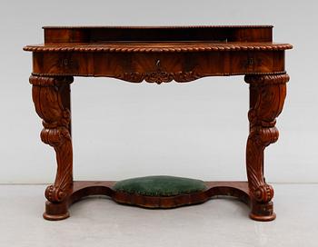 DAMSKRIVBORD, senempire, 1800-talets mitt.