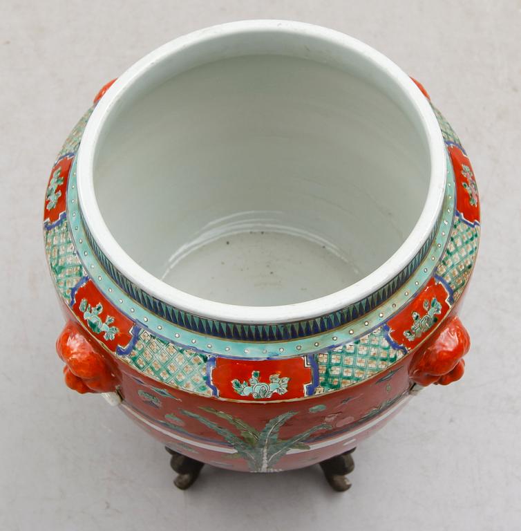 URNA, porslin, Kina, 1900-/2000-tal.