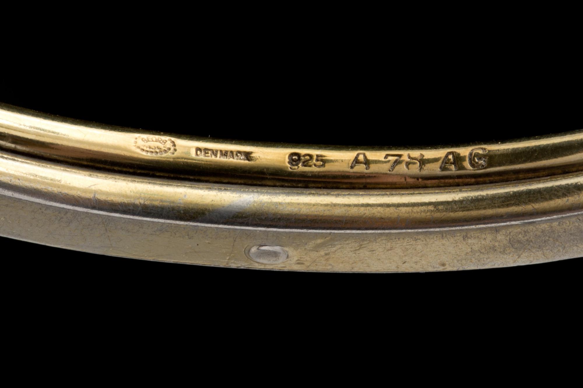 ARMLÄNK, Sterling silver, Georg Jensen, Köpenhamn. Vikt ca 37g.