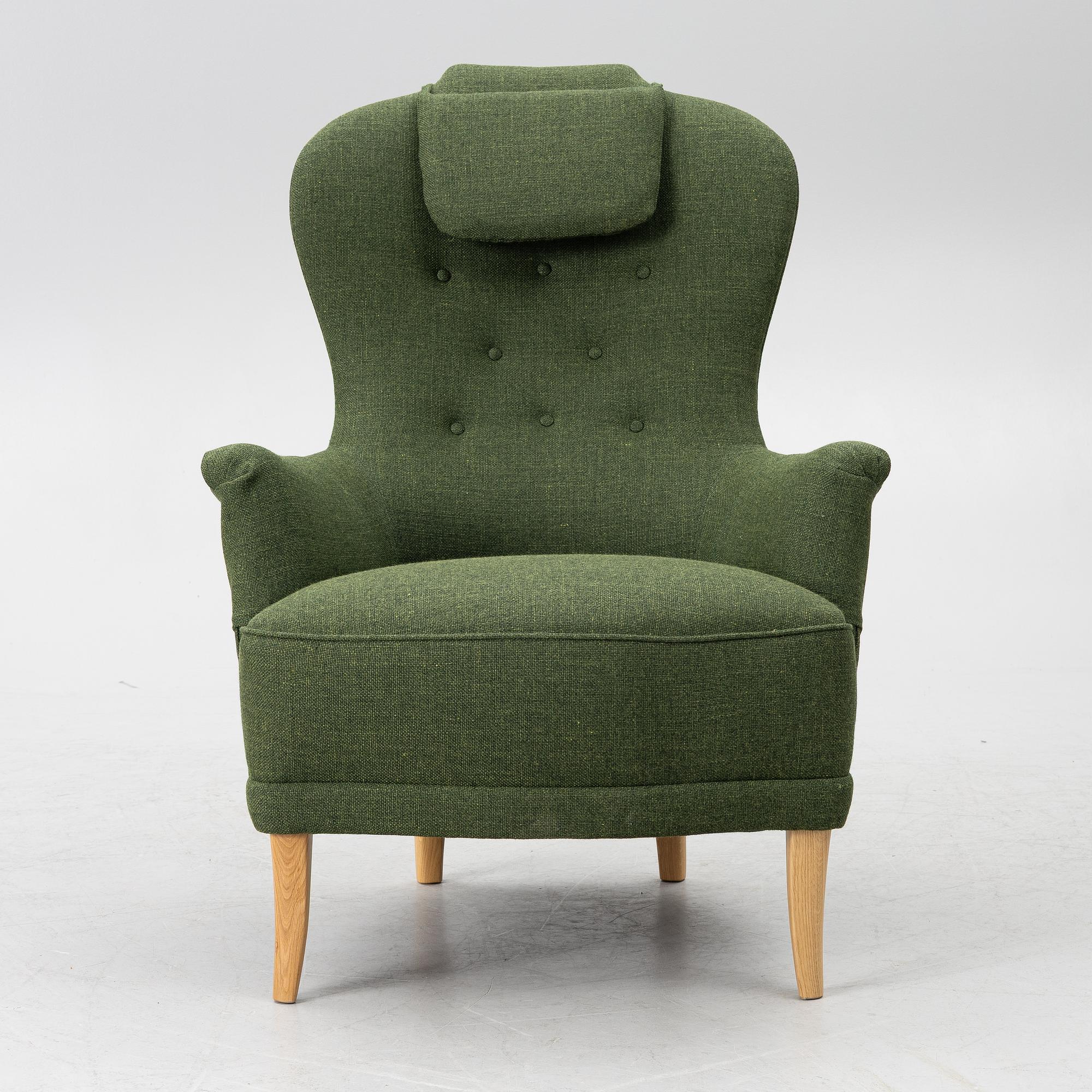 Carl Malmsten, Armchair, "Farmor", O.H. Sjögren, Tranås 2025.