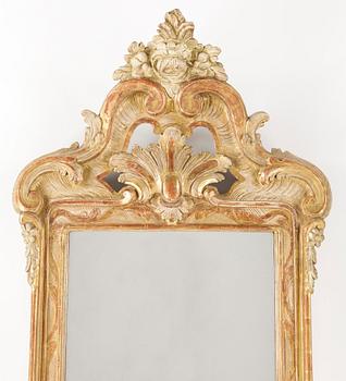 A Swedish Transition 1772 mirror by S. Bomansson, master 1756.