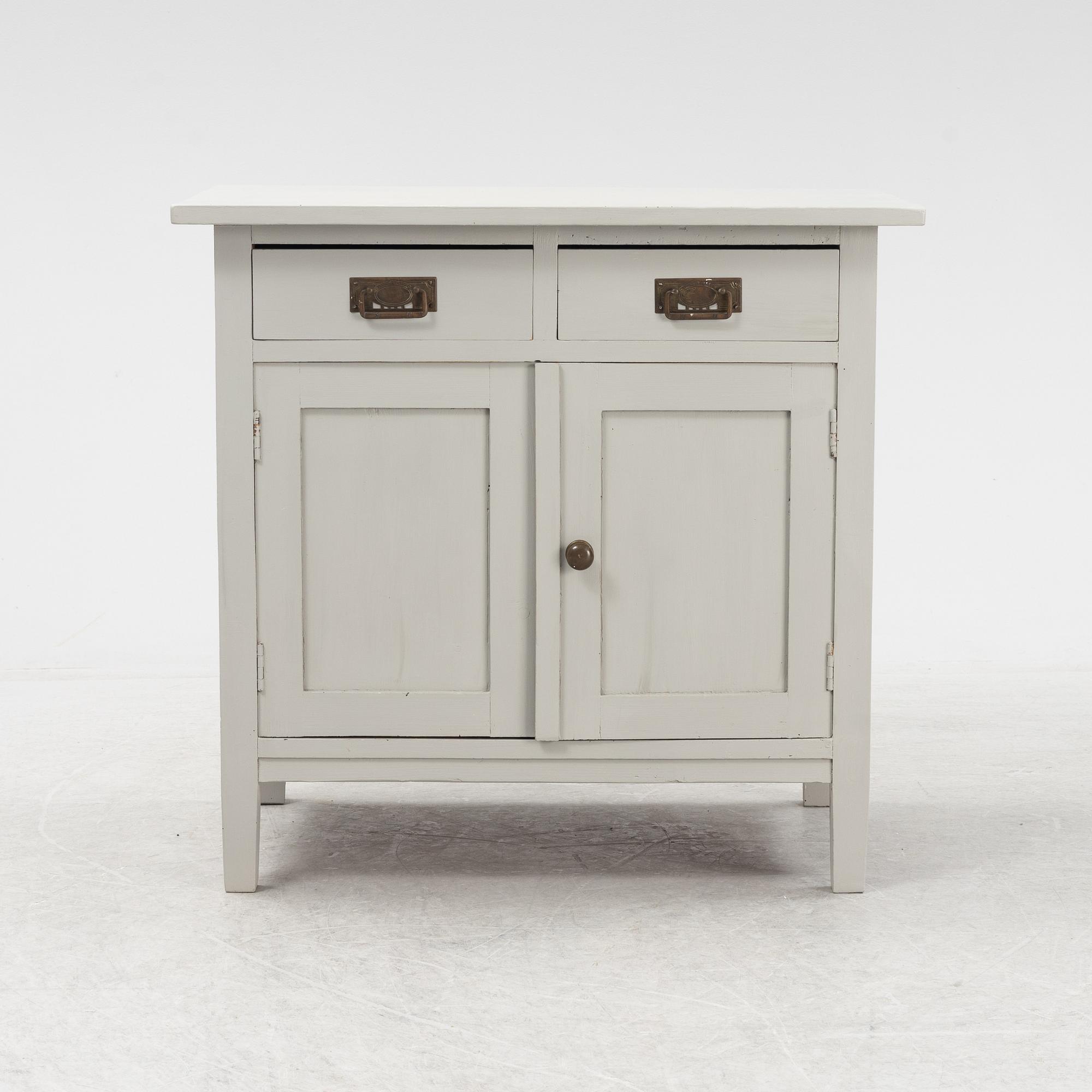 A painted sideboard, circa 1900.