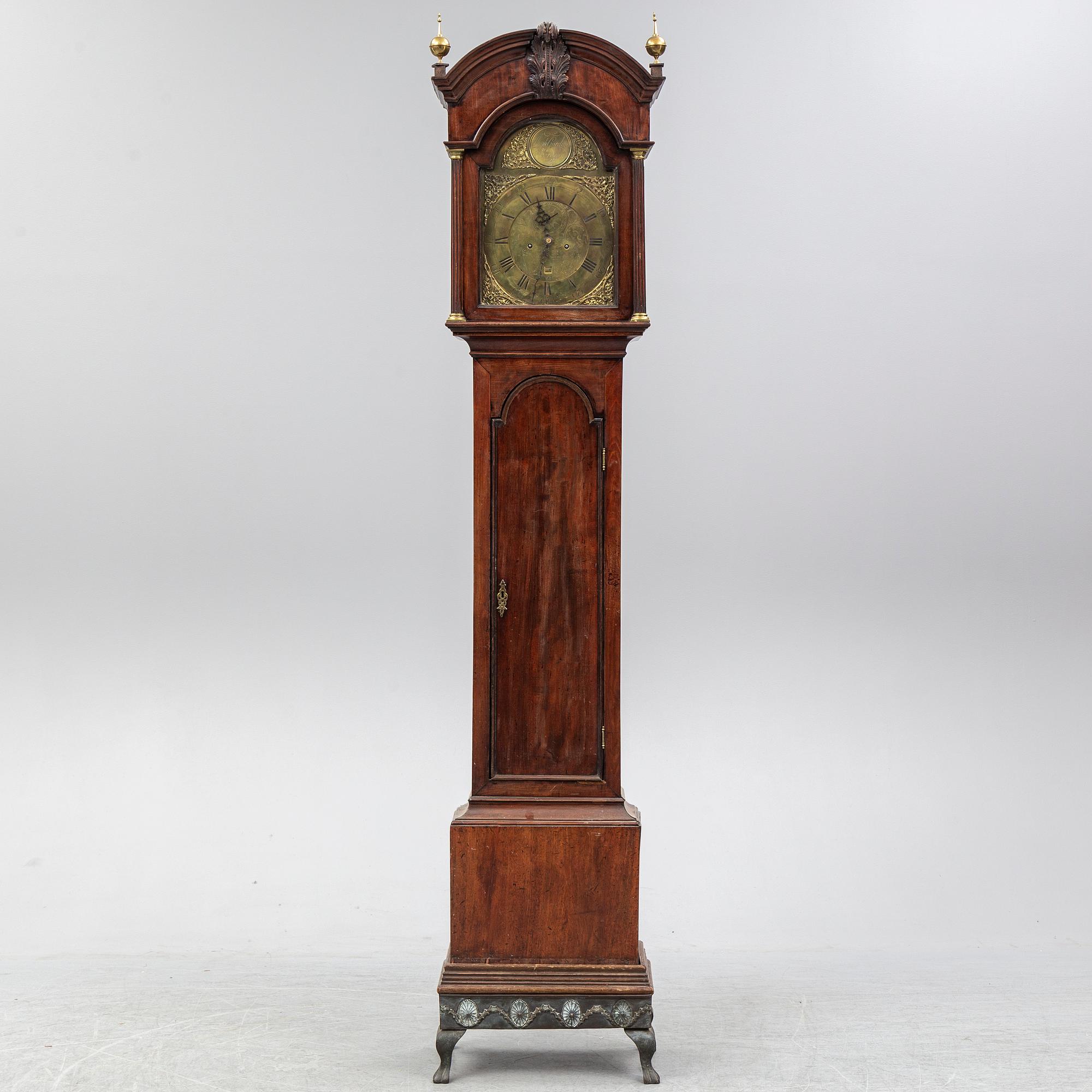 A longcase clock, dial signed Hugh Gordon, Aberdeen.