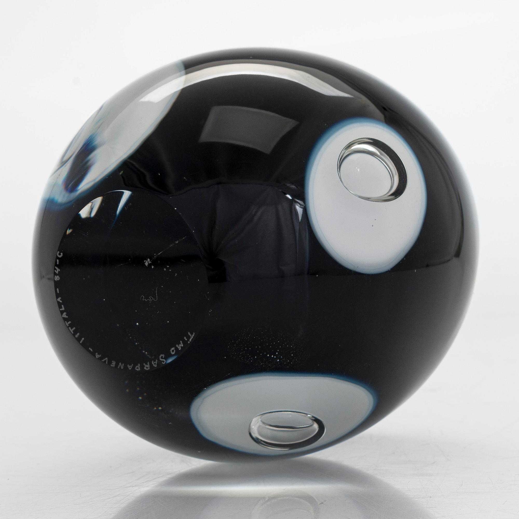 Timo Sarpaneva, glasskulptur, "Claritas", signerad Timo Sarpaneva -84 - C.