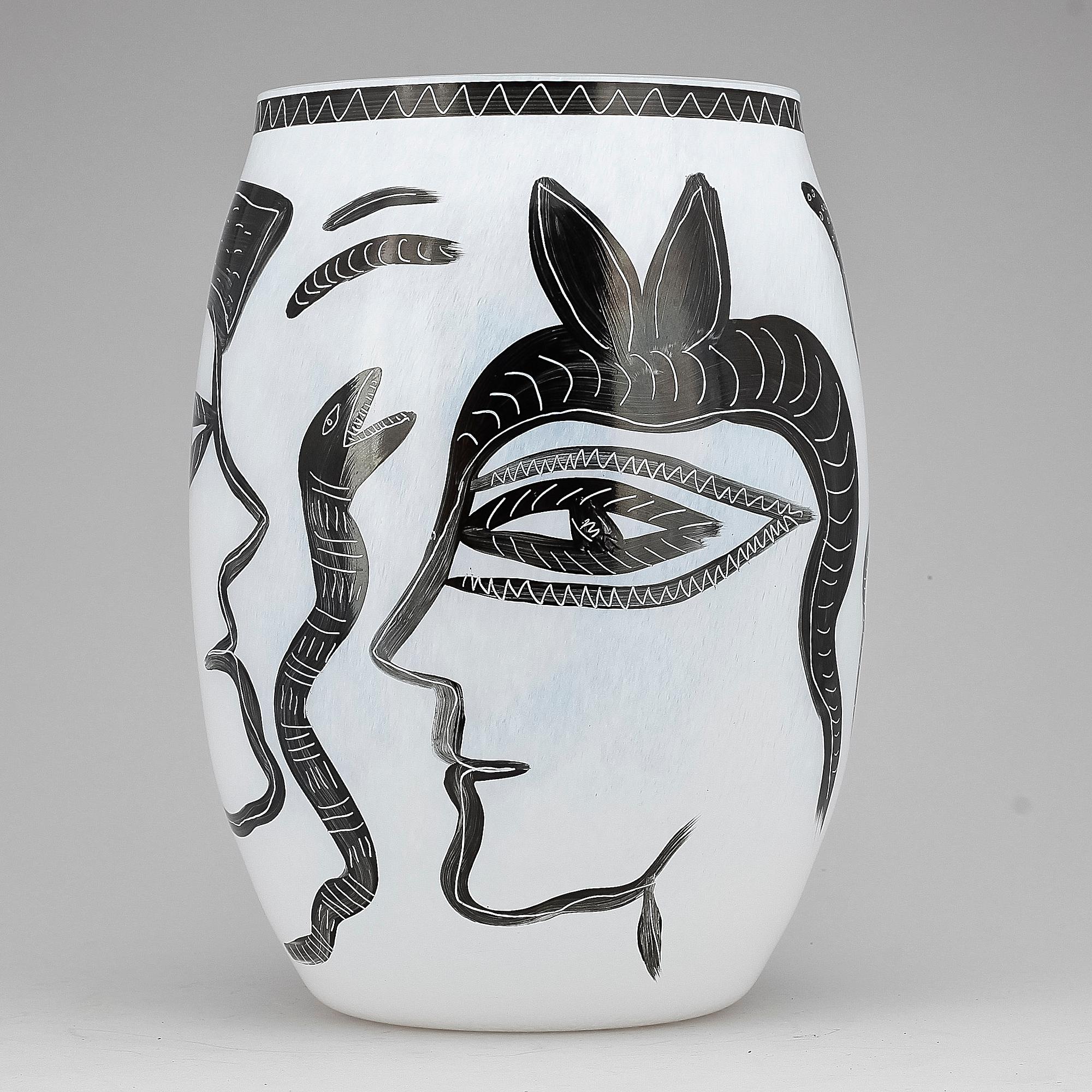 VAS, glas, Ulrica Hydman-Vallien, Kosta Boda.