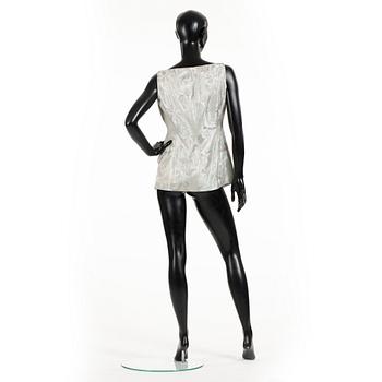 GIANFRANCO FERRÉ, a silk vest and body.