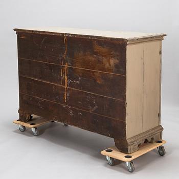 A painted pine sideboard from the 19th century.