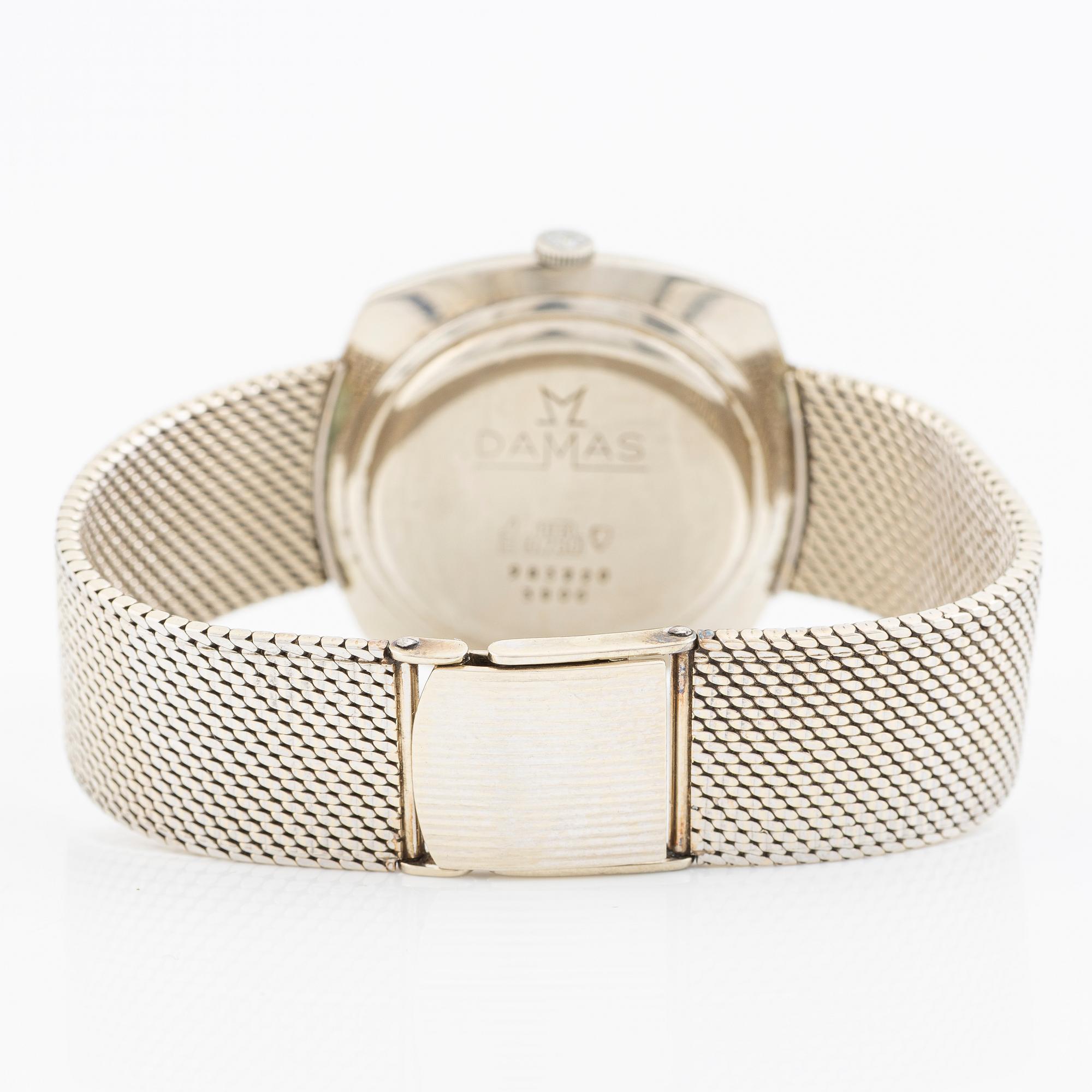 Ramas, armbandsur, 18K guld, 34 mm.