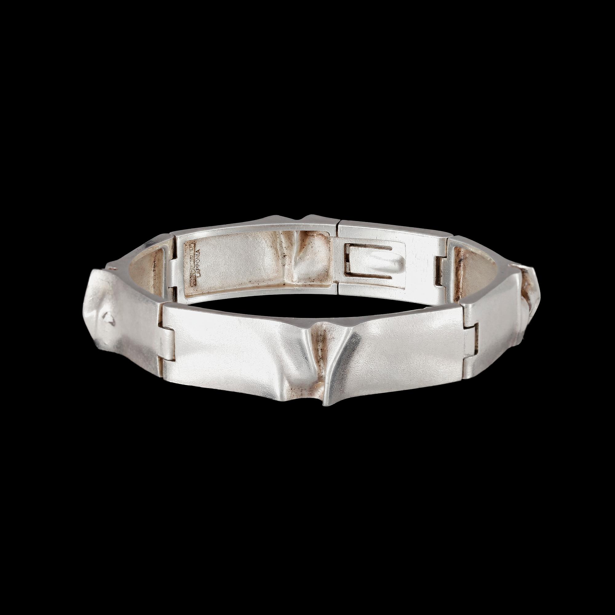 ARMBAND, sterling silver, "Ceres", Björn Weckström, Lapponia, 1982. Vikt 45,4g.