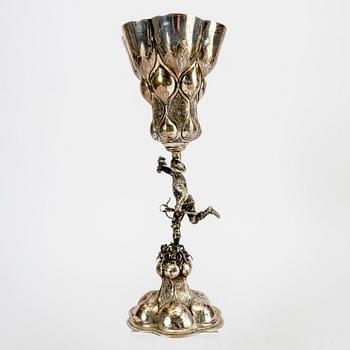 Ragnar Ericson druvpokal barockstil silver Malmö 1939.