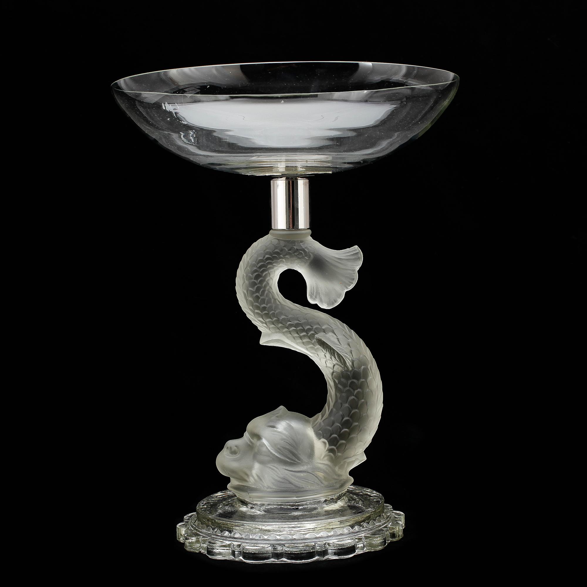 UPPSATSSKÅL, glas, 1900-tal.