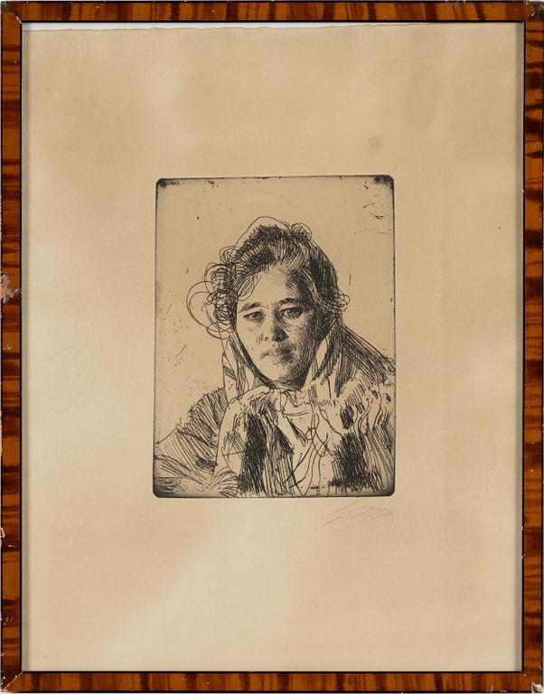 Anders Zorn, ”Kråkbergs Anna”.