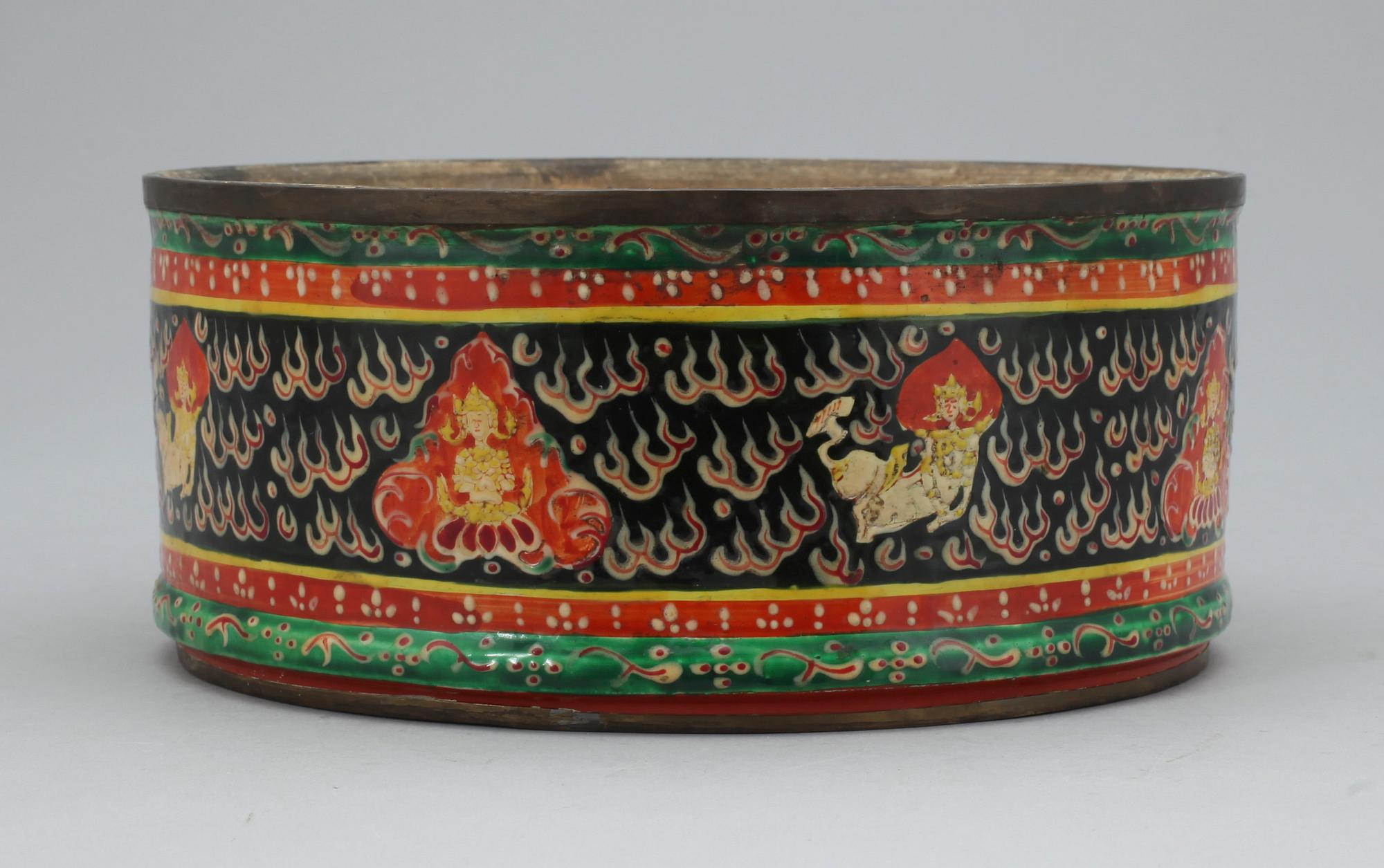 SKÅL, porslin, sydostasien, troligen 1800-tal.