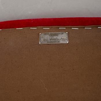 FÅTÖLJ MED FOTPALL, "Rundrygg", Carl Malmsten, OH Sjögren.