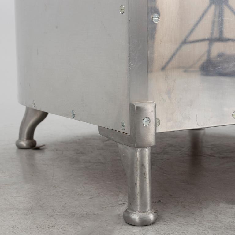 Mats Theselius, fåtöljer, ett par, "Aluminiumfåtölj", Källemo, Värnamo, efter 1990.